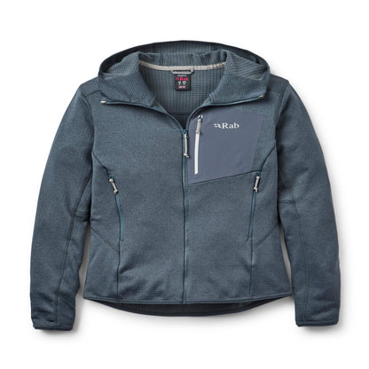 Rab Ascendor Hoody Wmns – Forro Polar Técnico para Alpinismo y Escalada
