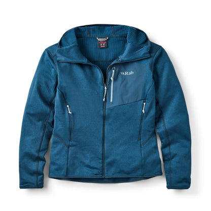 Rab Ascendor Hoody Wmns – Forro Polar Técnico para Alpinismo y Escalada