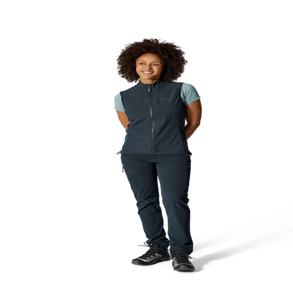 Rab Borealis Vest Wmns – Chaleco Softshell Ligero para Mujer