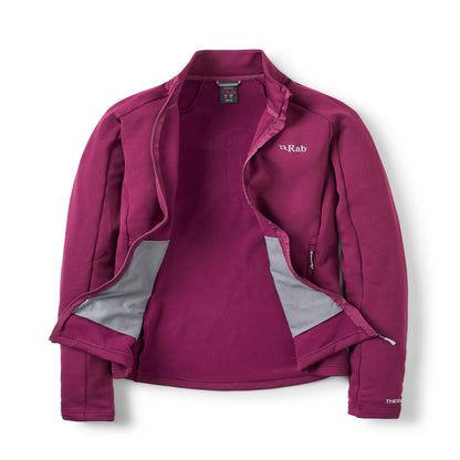 Rab Covex Jacket Wmns – Forro Polar Técnico para Montaña y Trekking