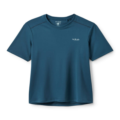 Rab Force Cirque Tee Womens Tempest Blue QCC-64