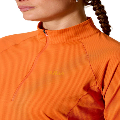 Rab Force Tee Wmns – T-shirt technique léger Dryflo™ Air pour la montagne et les activités intenses