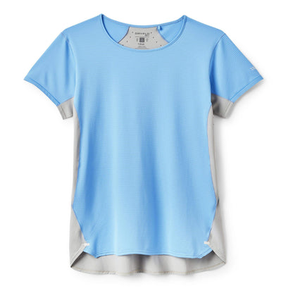 Rab Sonic Ultra Tee Womens Bluebird Light Zinc QCC-58