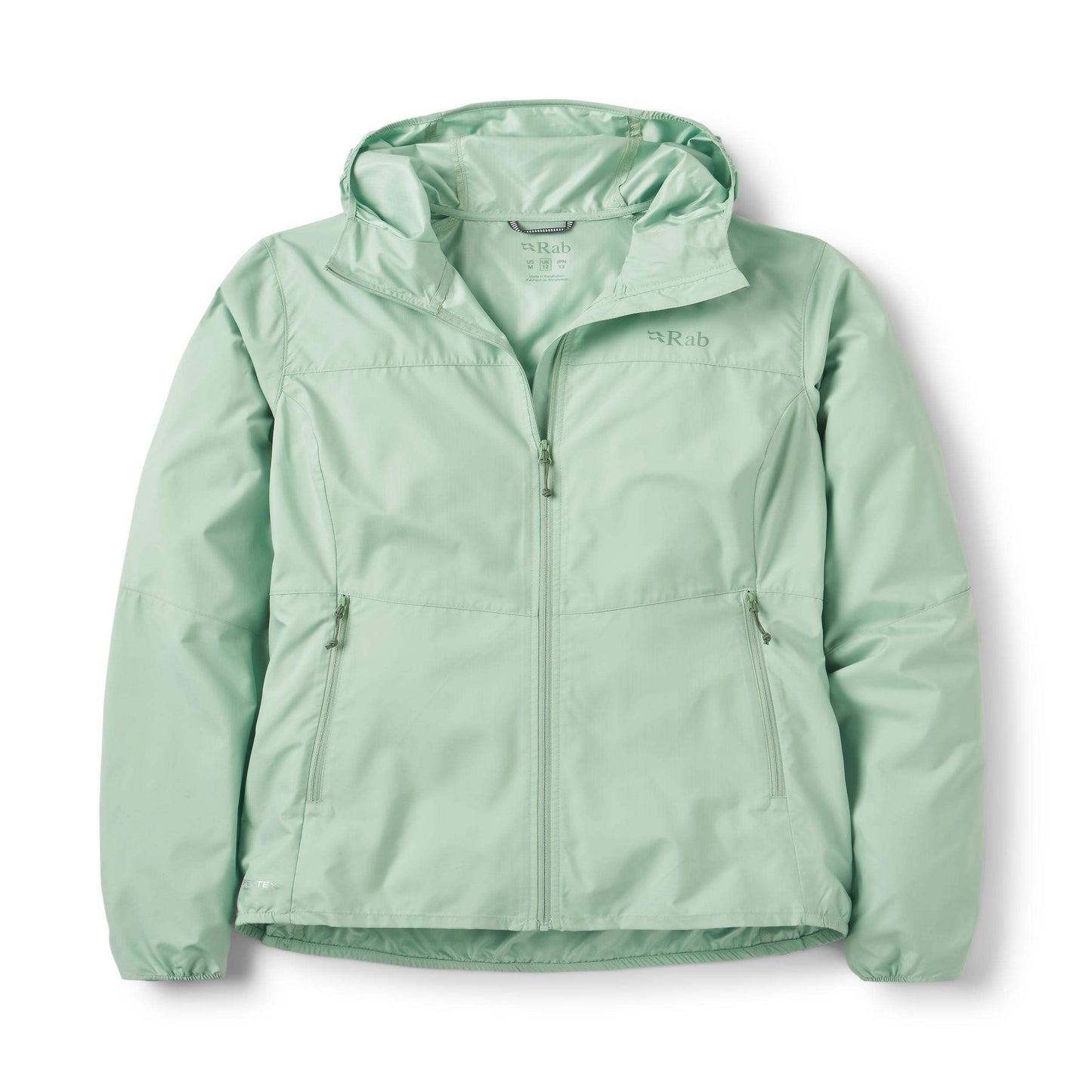 Rab Windgather Hoody Wmns – Chaqueta Cortavientos Ultraligera para Trekking y Montaña