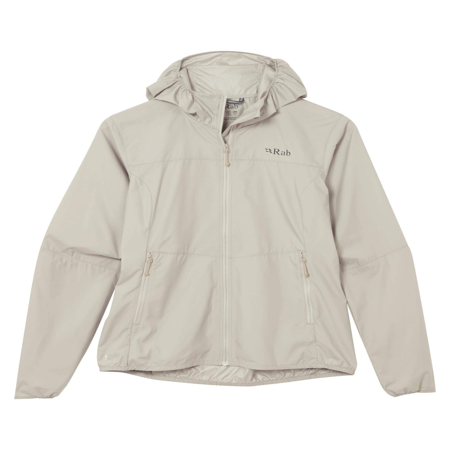Rab Windgather Hoody Wmns – Chaqueta Cortavientos Ultraligera para Trekking y Montaña