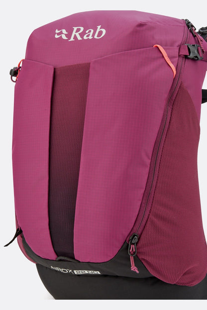 Rab Airox 22 ND | Mochila ventilada de mujer para senderismo y montaña - Mochilas