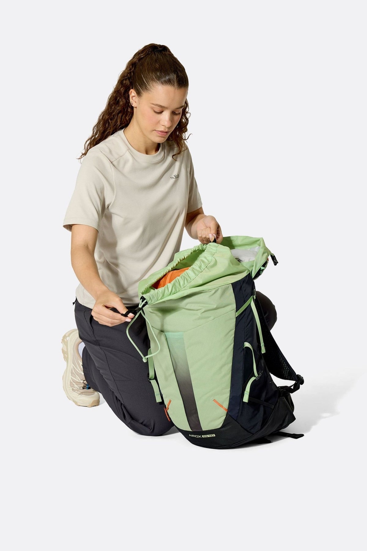 Rab Airox 28 ND | Mochila ventilada de mujer para senderismo y travesías ligeras - Mochilas