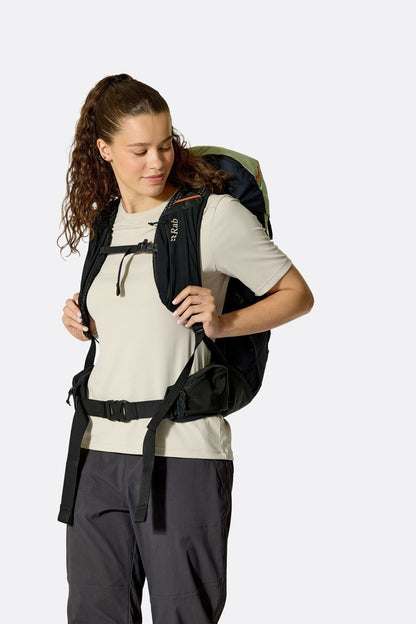Rab Airox 28 ND | Mochila ventilada de mujer para senderismo y travesías ligeras - Mochilas