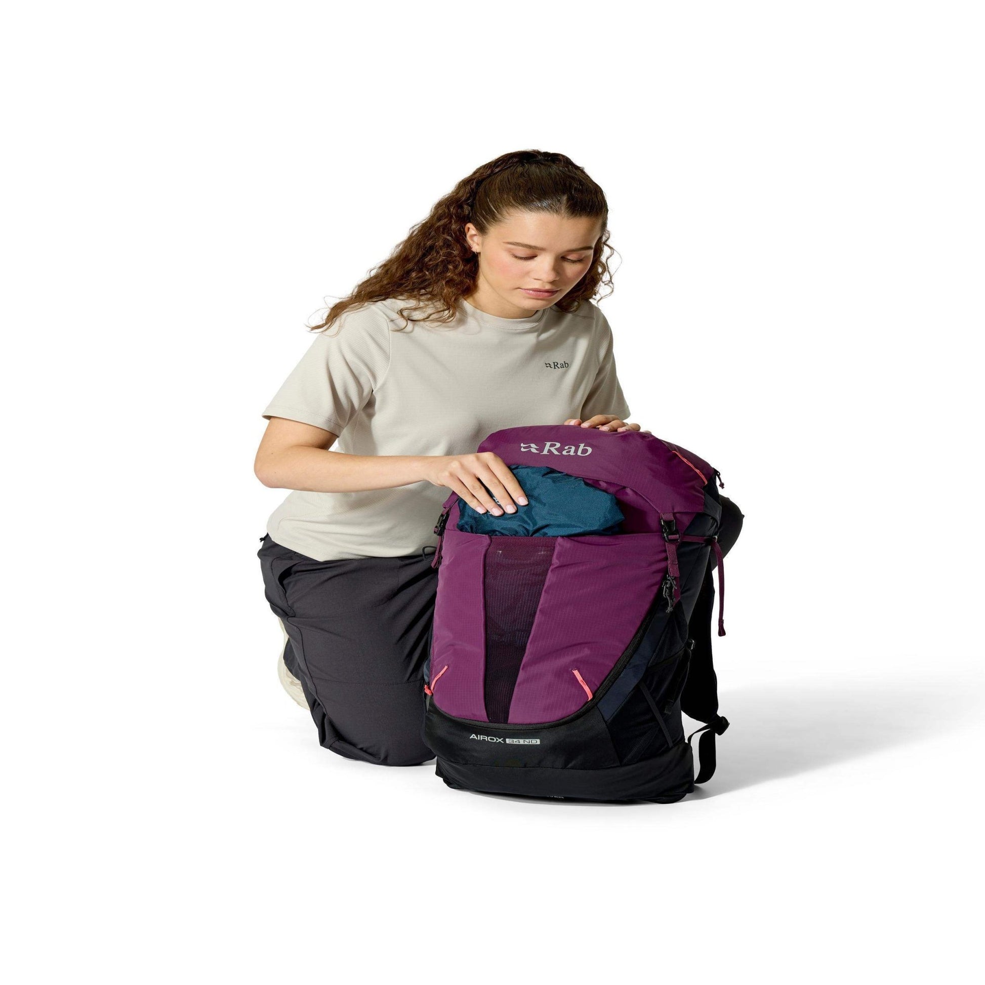 Rab Airox 34 ND | Mochila ventilada de mujer para travesías y montaña - 