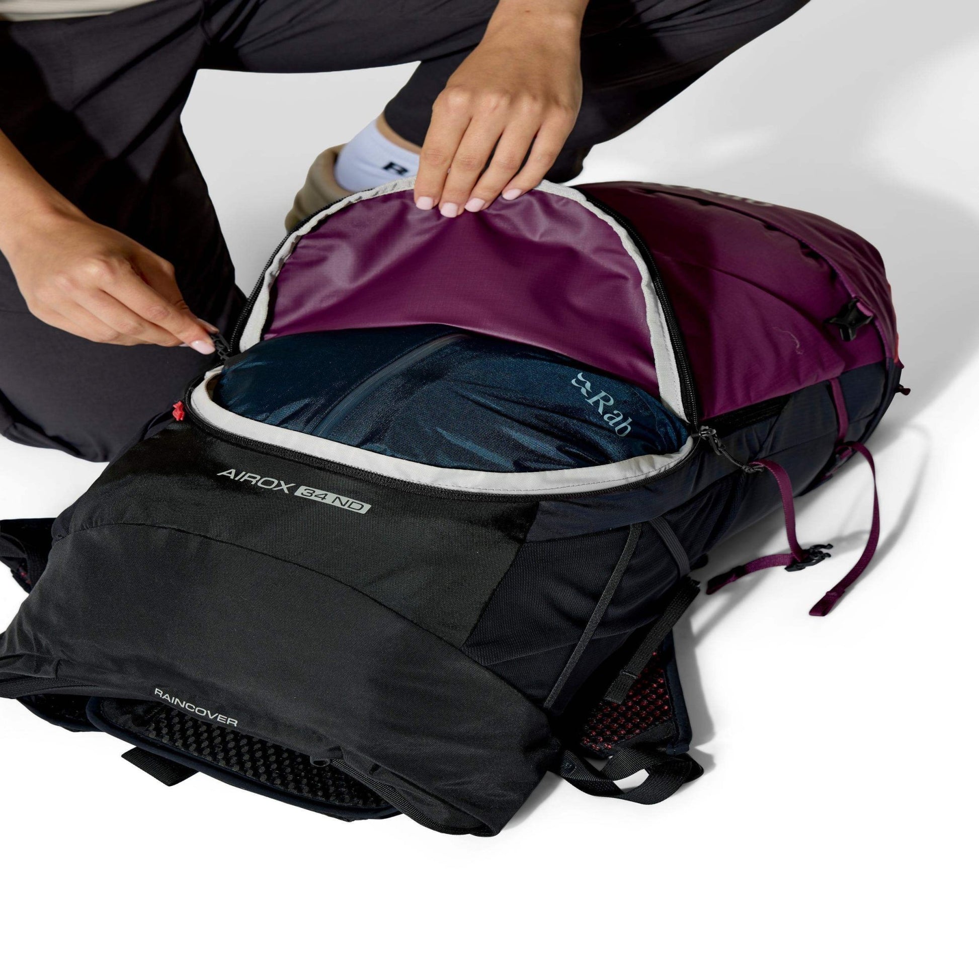 Rab Airox 34 ND | Mochila ventilada de mujer para travesías y montaña - 