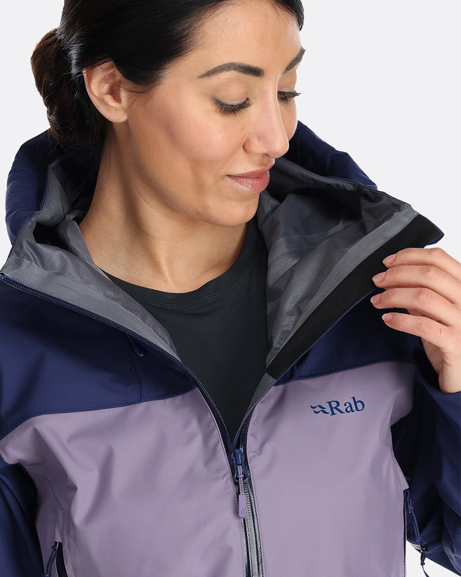Rab Arc Eco Jacket W'S - Impermeable de Pertex Shield Revolve Reciclado y 20.000 HH - Impermeables