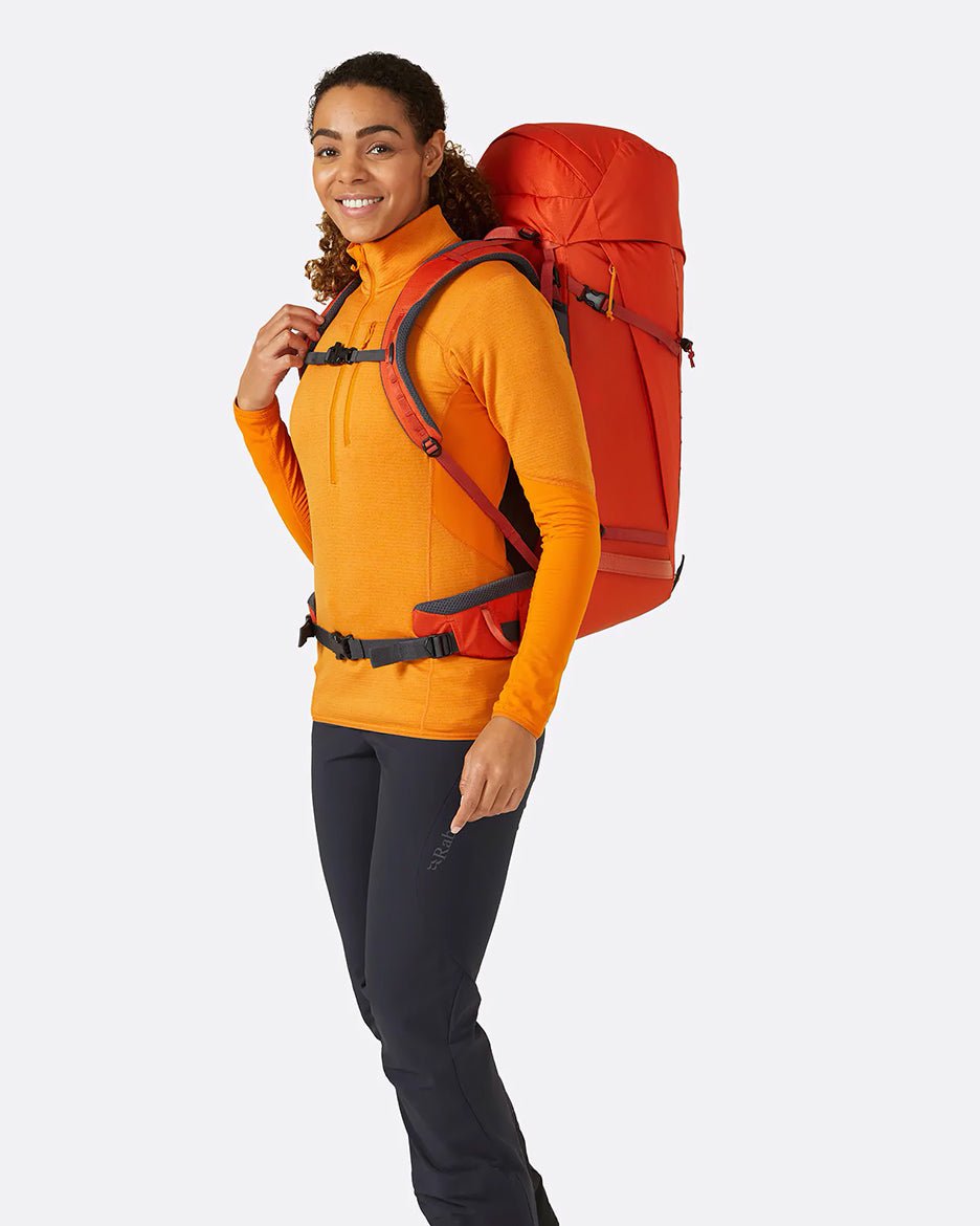 Rab Ascendor - De 28L, 35+5L o 45+5L - Mochila de Alpinismo - Mochilas