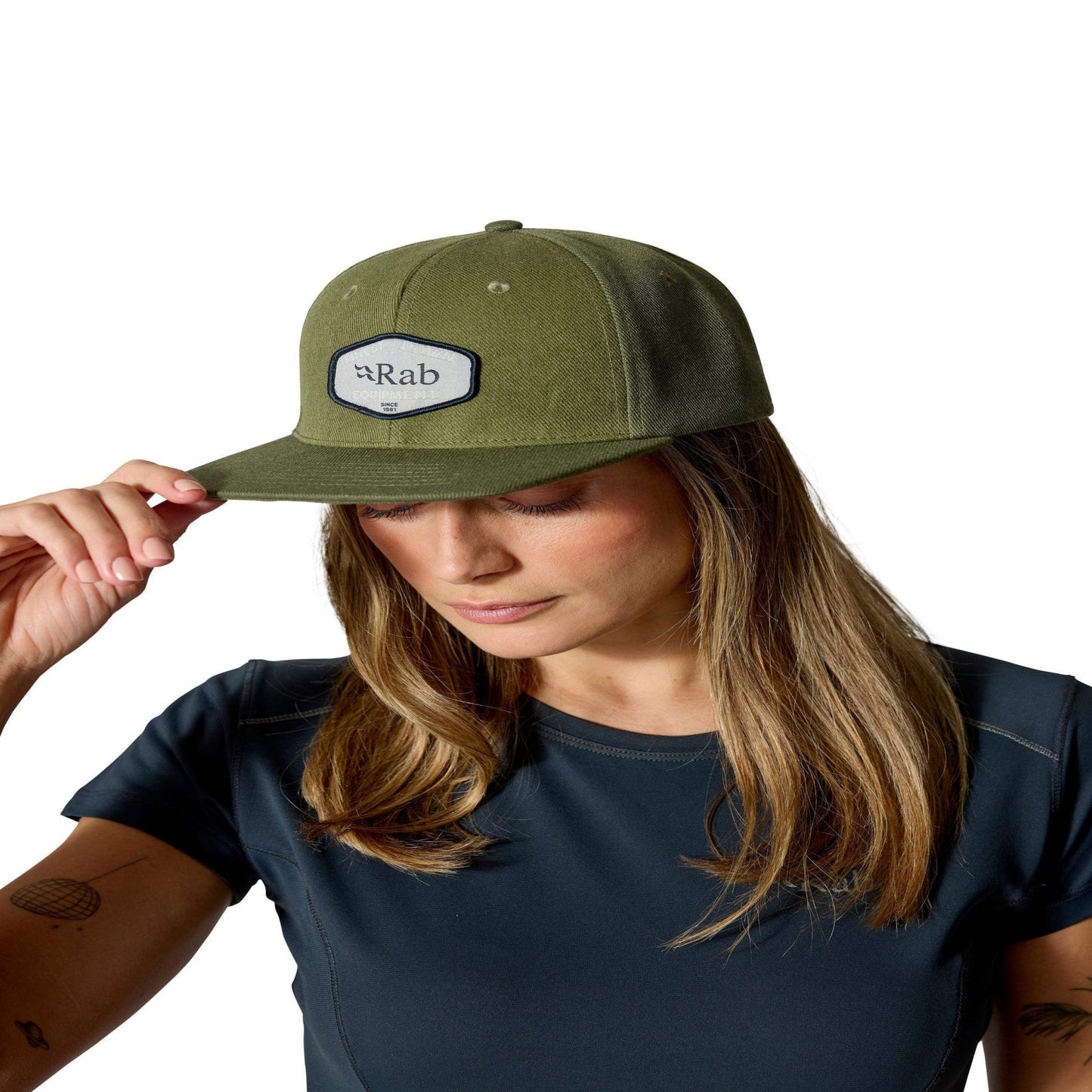 Rab Axion Badge Cap – Gorra Flat Peak de Algodón para Uso Diario - 