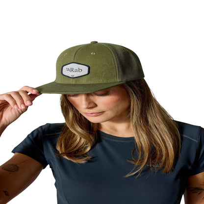 Rab Axion Badge Cap – Gorra Flat Peak de Algodón para Uso Diario - 