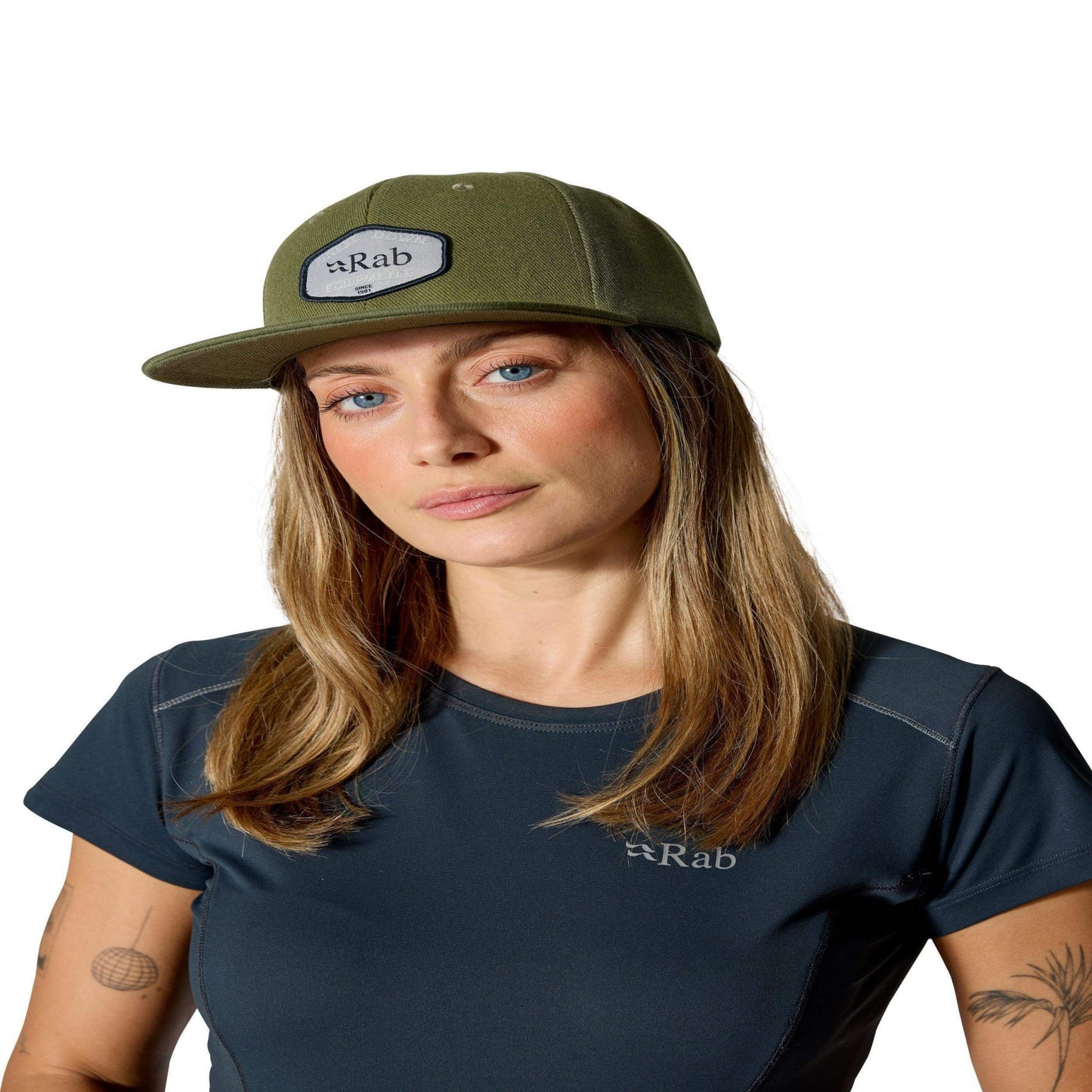 Rab Axion Badge Cap – Gorra Flat Peak de Algodón para Uso Diario - 
