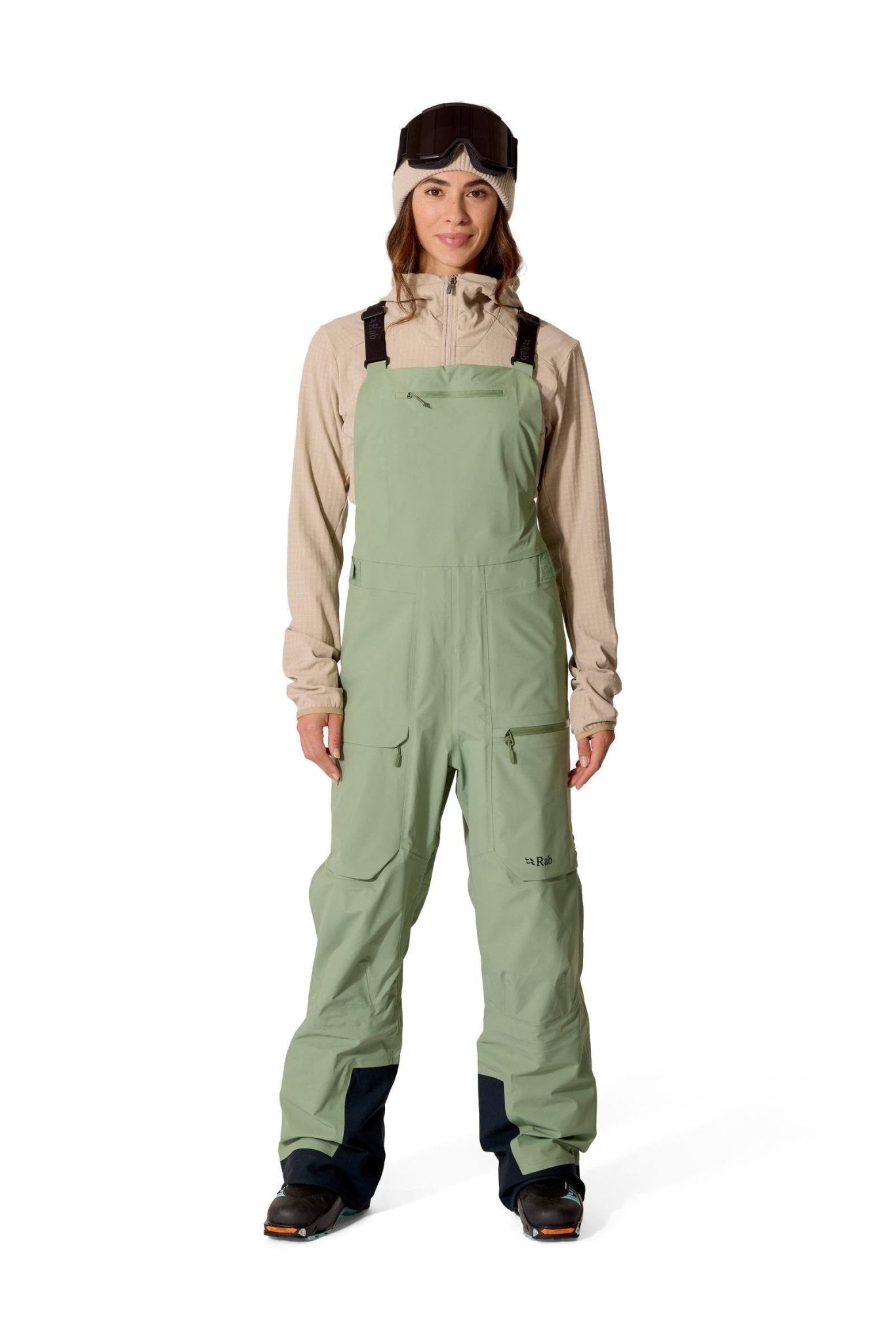 Rab Bigline Bib Mujer AW26 – Peto Freeride Pertex Shield 3L - Pantalones impermeables