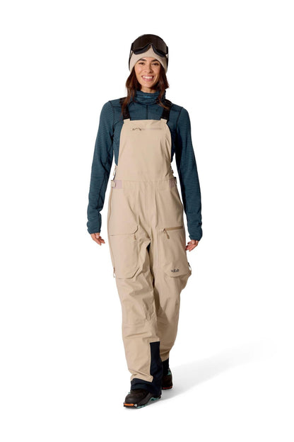 Rab Bigline Bib Mujer AW26 – Peto Freeride Pertex Shield 3L - Pantalones impermeables