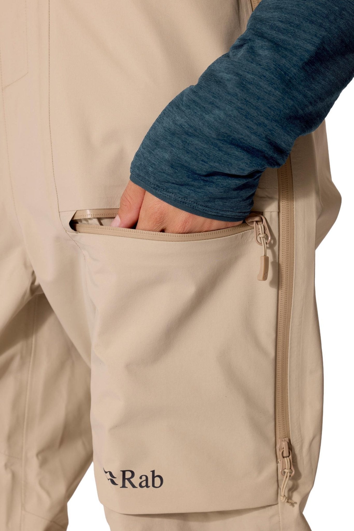 Rab Bigline Bib Mujer AW26 – Peto Freeride Pertex Shield 3L - Pantalones impermeables