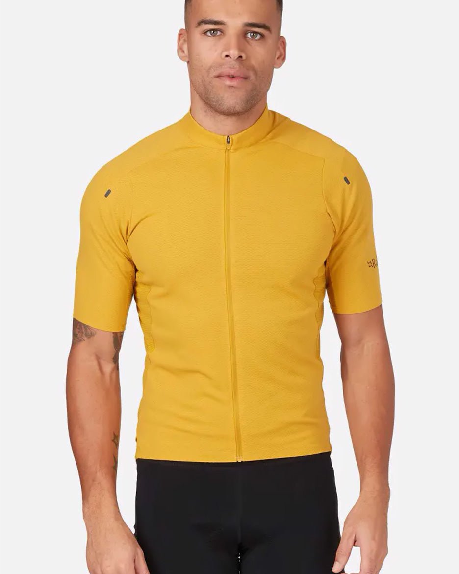 Rab Cinder Jersey - Camiseta para Ciclismo de Cremallera Completa - 40% - Camisetas Manga Corta