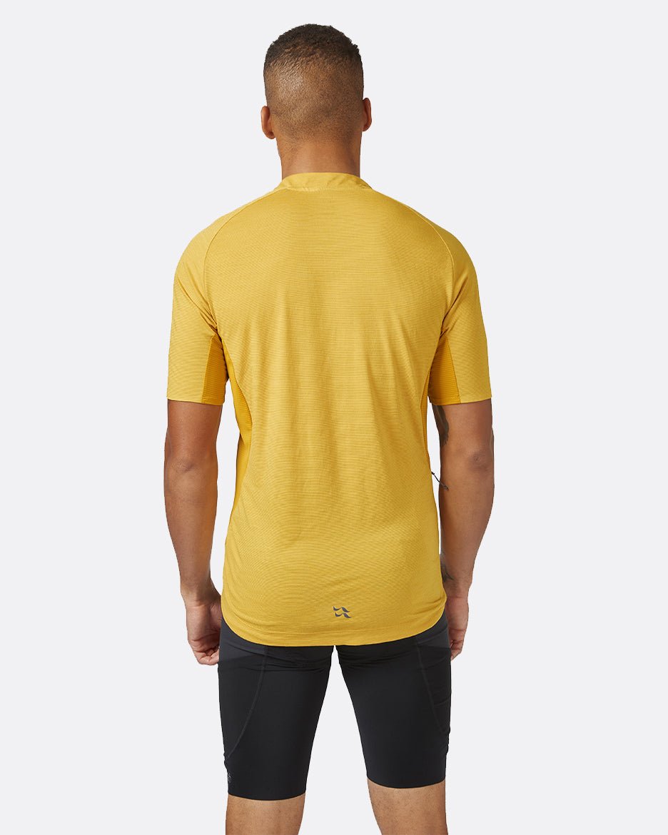 Rab Cindercrino Zip Tee - Camisetas Manga Corta