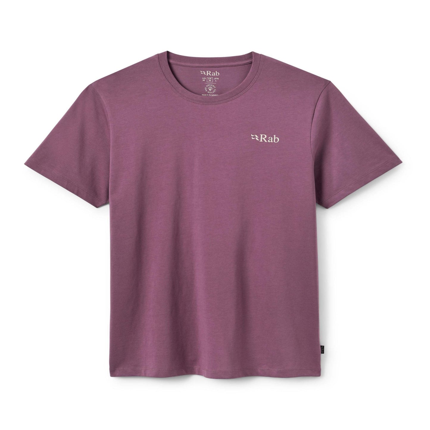 Rab Cotton Tee – Camiseta 100% Algodón Orgánico para Uso Diario y Outdoor - Camisetas técnicas