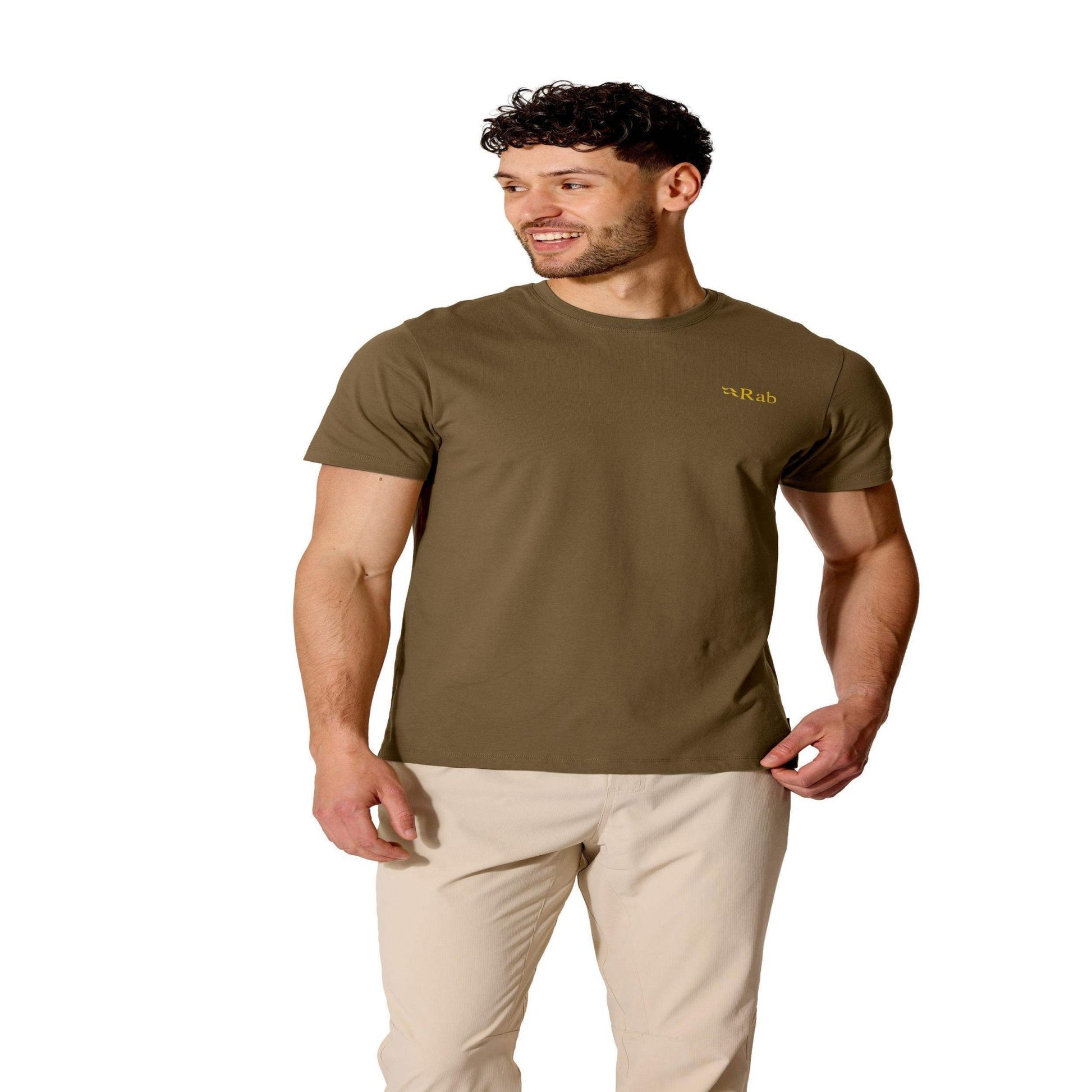 Rab Cotton Tee – Camiseta 100% Algodón Orgánico para Uso Diario y Outdoor - Camisetas técnicas