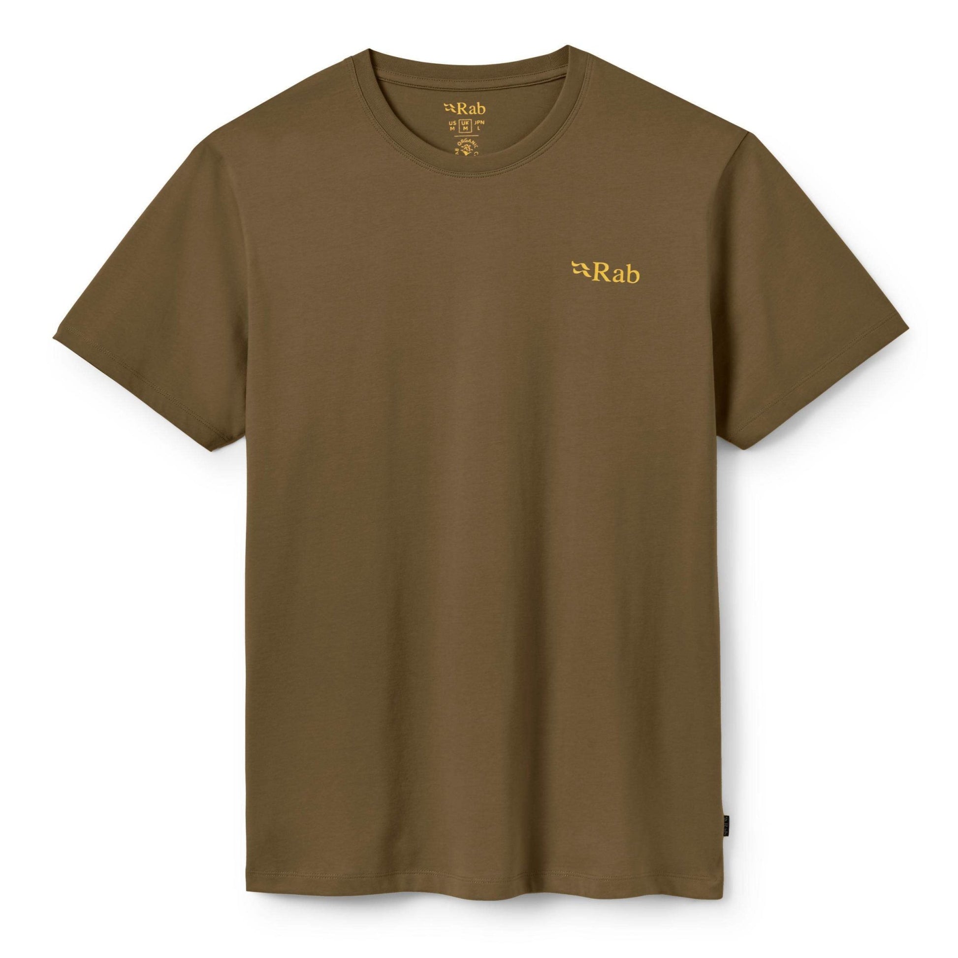 Rab Cotton Tee – Camiseta 100% Algodón Orgánico para Uso Diario y Outdoor - Camisetas técnicas