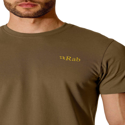 Rab Cotton Tee – Camiseta 100% Algodón Orgánico para Uso Diario y Outdoor - Camisetas técnicas