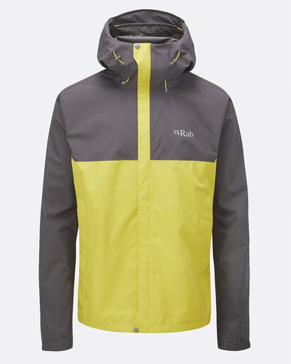 Rab Downpour Eco Jacket - Impermeable Ligero de Pertex Revolve Reciclado y 20.000 HH - 15% - Chaquetas