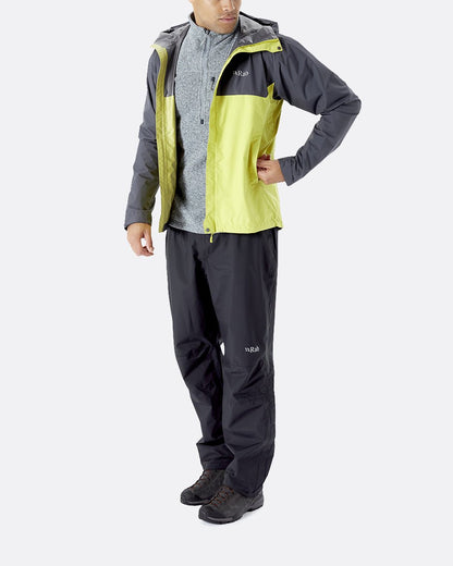 Rab Downpour Eco Pants - Impermeables de Pertex Revolve Reciclado y 20.000 HH - Pantalones