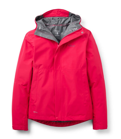 Rab Downpour Jacket Mujer AW26 – Chaqueta Impermeable Pertex Shield - Chaquetas impermeables