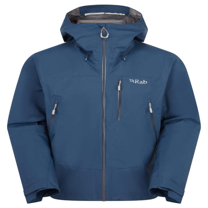 Rab Downpour Mountain Jacket – Chaqueta Impermeable Técnica de Montaña con Pertex® Shield 2.5L - Impermeables