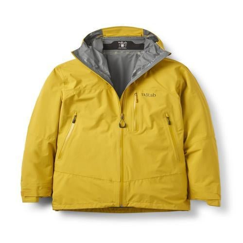 Rab Downpour Mountain Jacket – Chaqueta Impermeable Técnica de Montaña con Pertex® Shield 2.5L - Impermeables