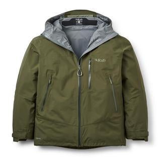 Rab Downpour Mountain Jacket – Chaqueta Impermeable Técnica de Montaña con Pertex® Shield 2.5L - Impermeables