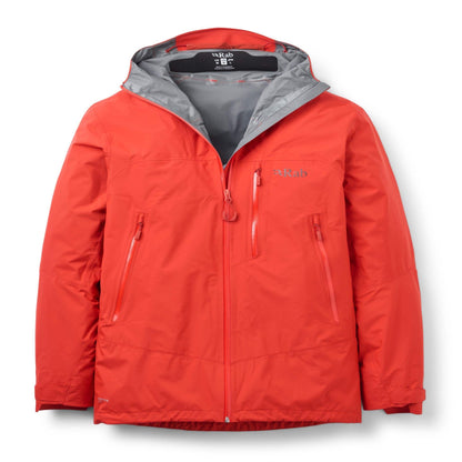 Rab Downpour Mountain Jacket – Chaqueta Impermeable Técnica de Montaña con Pertex® Shield 2.5L - Impermeables