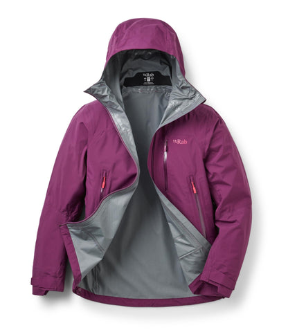 Rab Downpour Mountain Jacket Womens AW26 – Pertex Shield 2.5L - Chaquetas impermeables