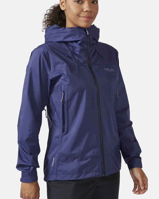 Rab Downpour Plus 2.0 Jacket W'S - Impermeable Alpino de Pertex Shield y 20.000 HH - Impermeables