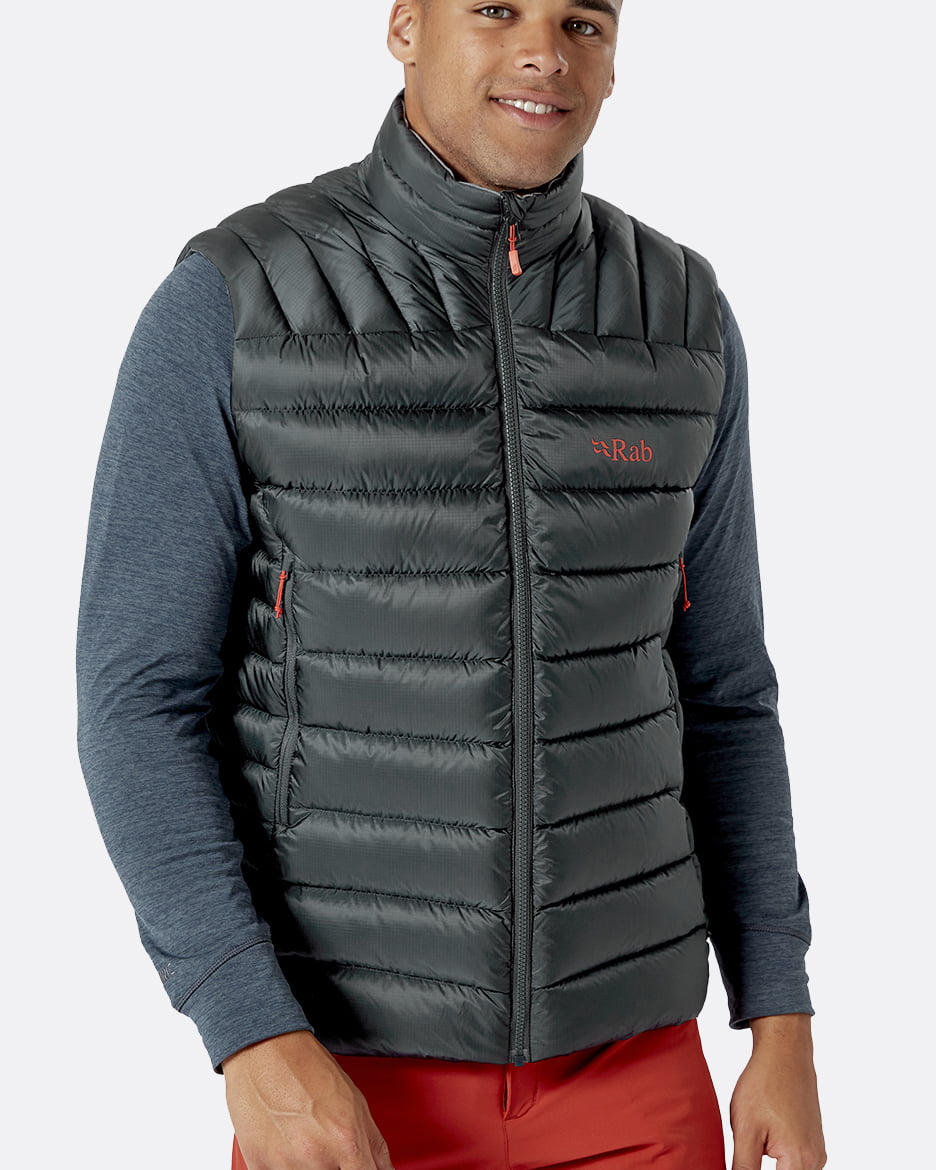 Rab Electron Pro Vest - Chaleco de Plumón de 800 FP y Pertex Quantum Pro - Chalecos