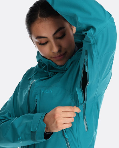 Rab Firewall Jacket W´S - Impermeable de Pertex Shield y 20.000 HH - Impermeables