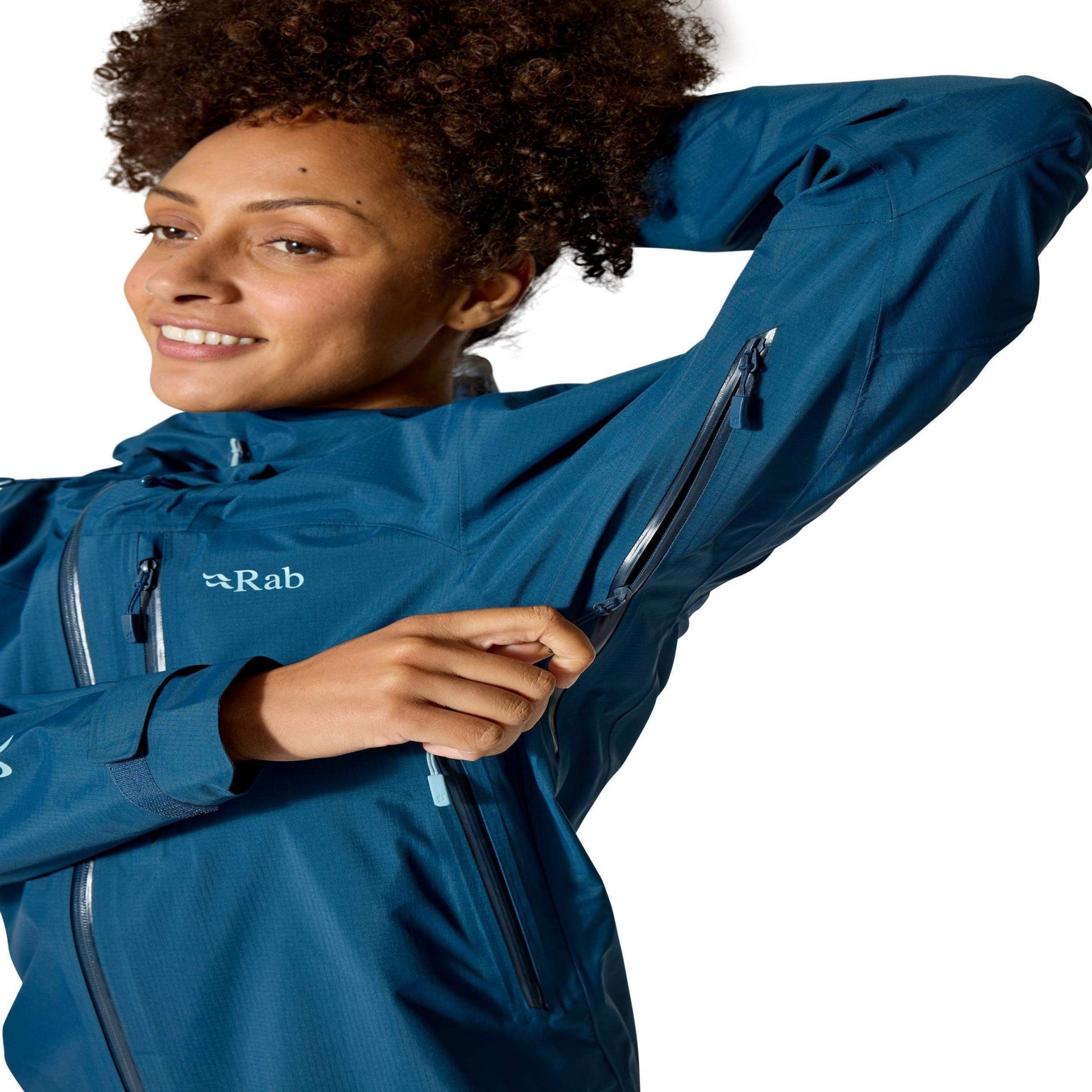 Rab Firewall Mountain Jacket Wmns – Impermeable 3 Capas 40D Pertex® Shield - 