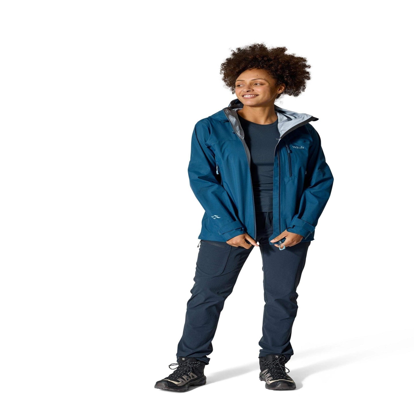 Rab Firewall Mountain Jacket Wmns – Impermeable 3 Capas 40D Pertex® Shield - 