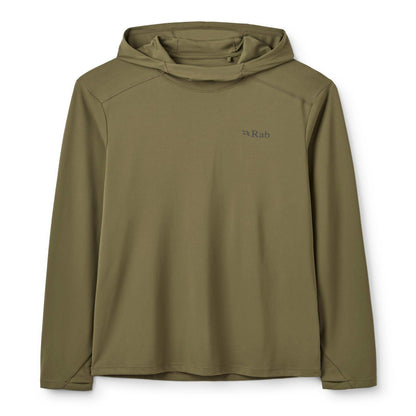 Rab Force Hoody - Camiseta Técnica con Capucha Ultraligera para Trail y Montaña - 
