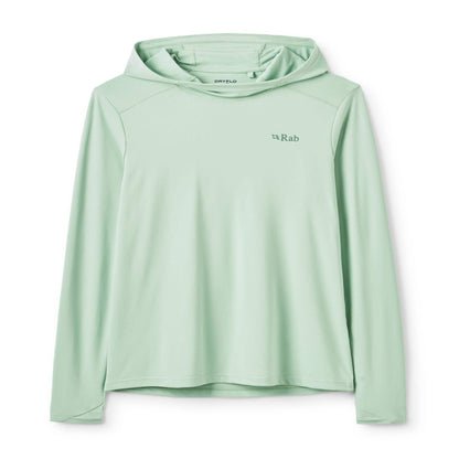 Rab Force Hoody Wmns - Camiseta Técnica Mujer con Capucha Ligera para Montaña - 