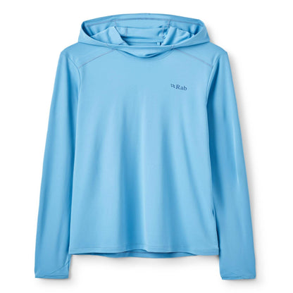 Rab Force Hoody Wmns - Camiseta Técnica Mujer con Capucha Ligera para Montaña - 