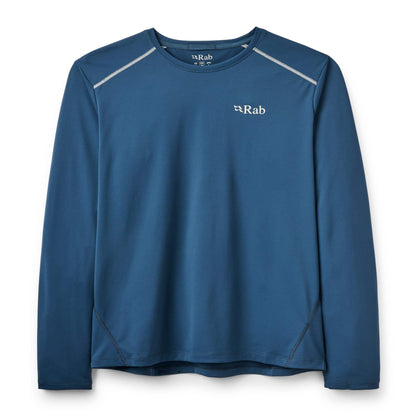 Rab Force LS Tee - Camiseta Técnica Manga Larga Transpirable para Montaña y Trail Running - 