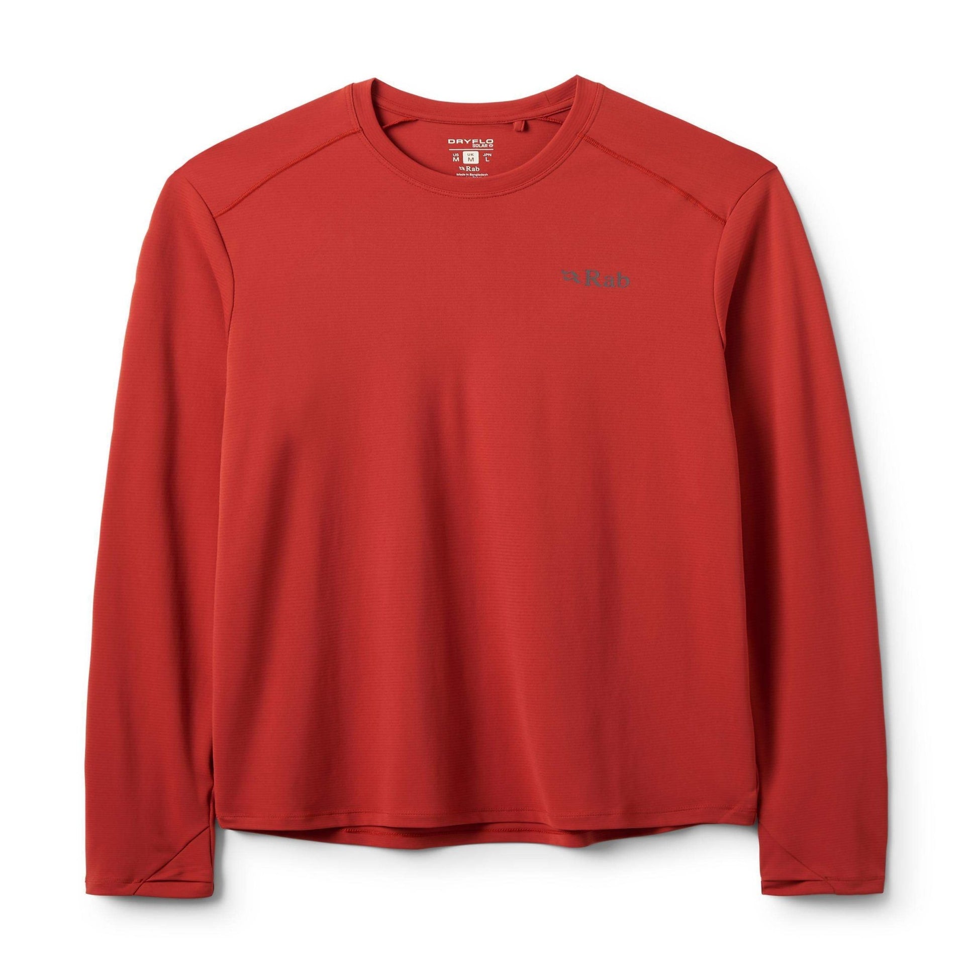 Rab Force LS Tee - Camiseta Técnica Manga Larga Transpirable para Montaña y Trail Running - 