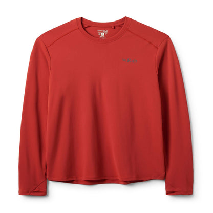 Rab Force LS Tee - Camiseta Técnica Manga Larga Transpirable para Montaña y Trail Running - 