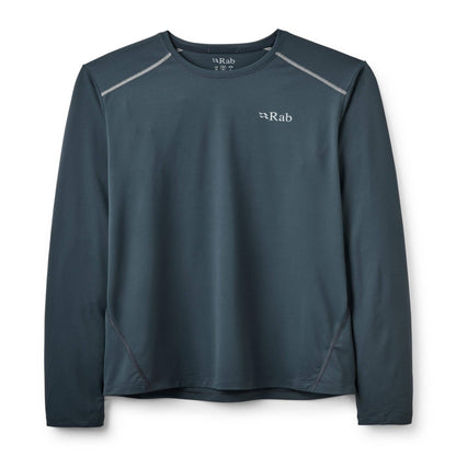 Rab Force LS Tee - Camiseta Técnica Manga Larga Transpirable para Montaña y Trail Running - 