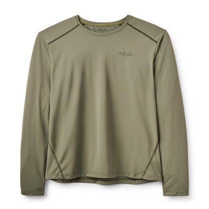 Rab Force LS Tee - Camiseta Técnica Manga Larga Transpirable para Montaña y Trail Running - 