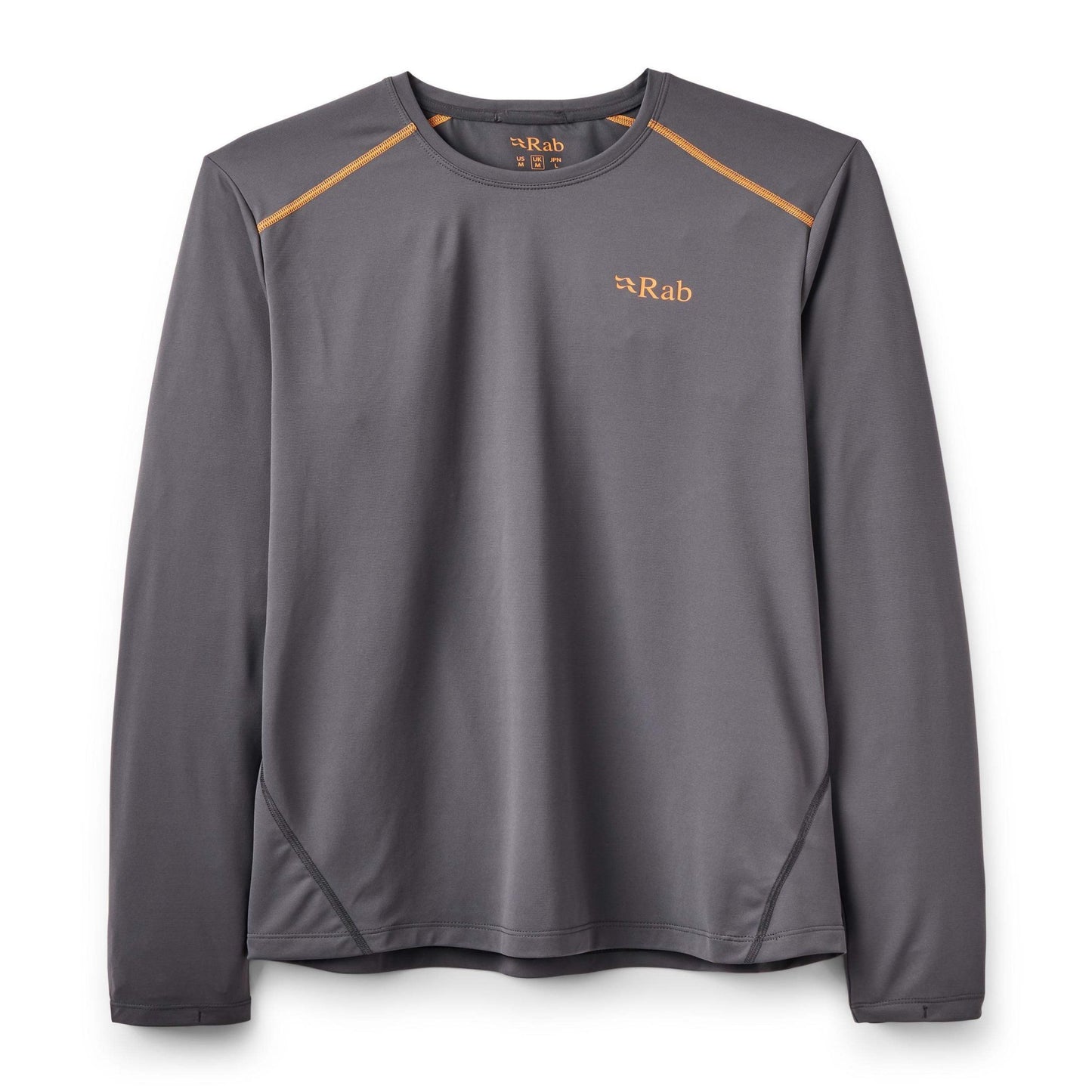 Rab Force LS Tee - Camiseta Técnica Manga Larga Transpirable para Montaña y Trail Running - 